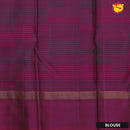 Peacock green with magenta soft silk saree