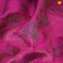 Pink with purple wedding silk saree - Thenianantham