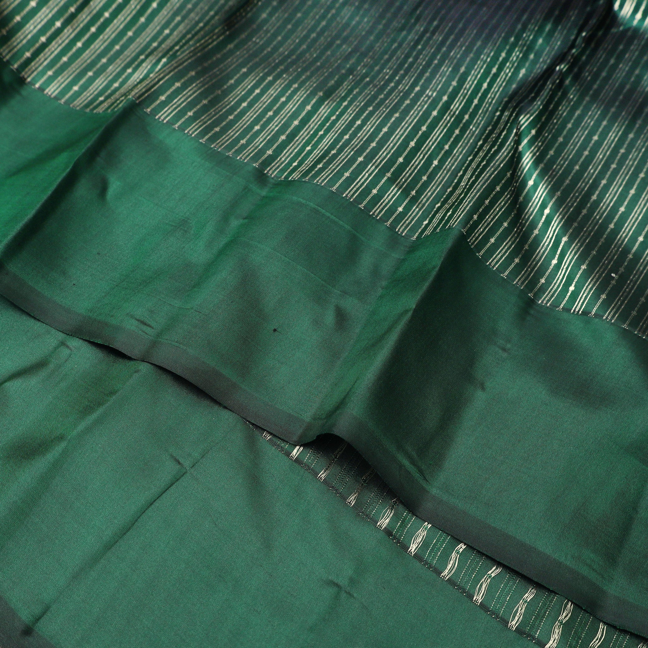 Dark Green Yuvana Semi Soft Silk Saree