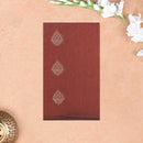 Burnt Orange With Sandal Zari Silk Cotton Saree