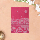 Pink with Off-white Ladies Cotton Chudithar Set Material