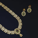 Long aaram with earrings - Thenianantham