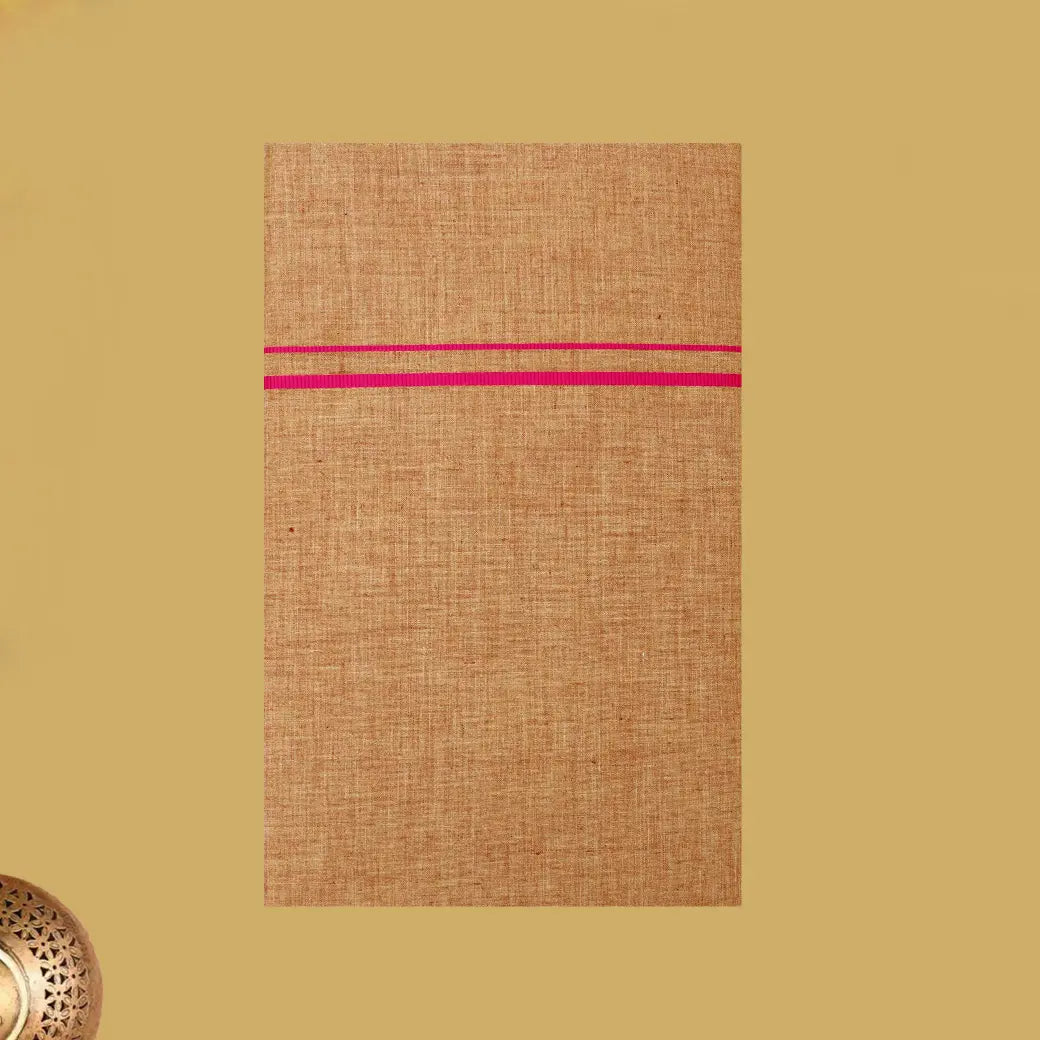 Dark Brown Men’s Traditional Color Dhoti