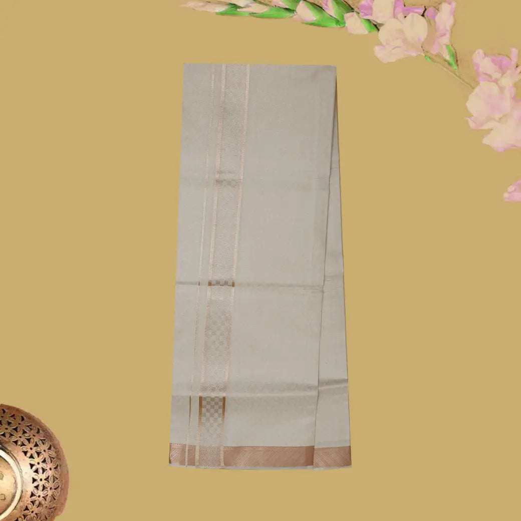 Royal Light Copper Tissue with Men’s Dhoti