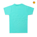 Turquoise Blue Colour Cotton Boys T-Shirt Summer Collection