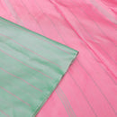 Baby Pink  With Pista Green Arani Silk Saree