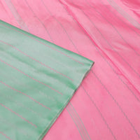 Baby Pink  With Pista Green Arani Silk Saree