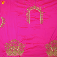 Hot Pink Bridal Aariwork Blouse