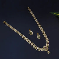 Long aaram with earrings - Thenianantham