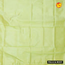 Pear Green Tissue Semi Silk Saree