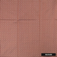 Burnt Orange With Sandal Zari Silk Cotton Saree