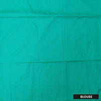 LEMON YELLOE with TEALGREEN Soft Silk Saree