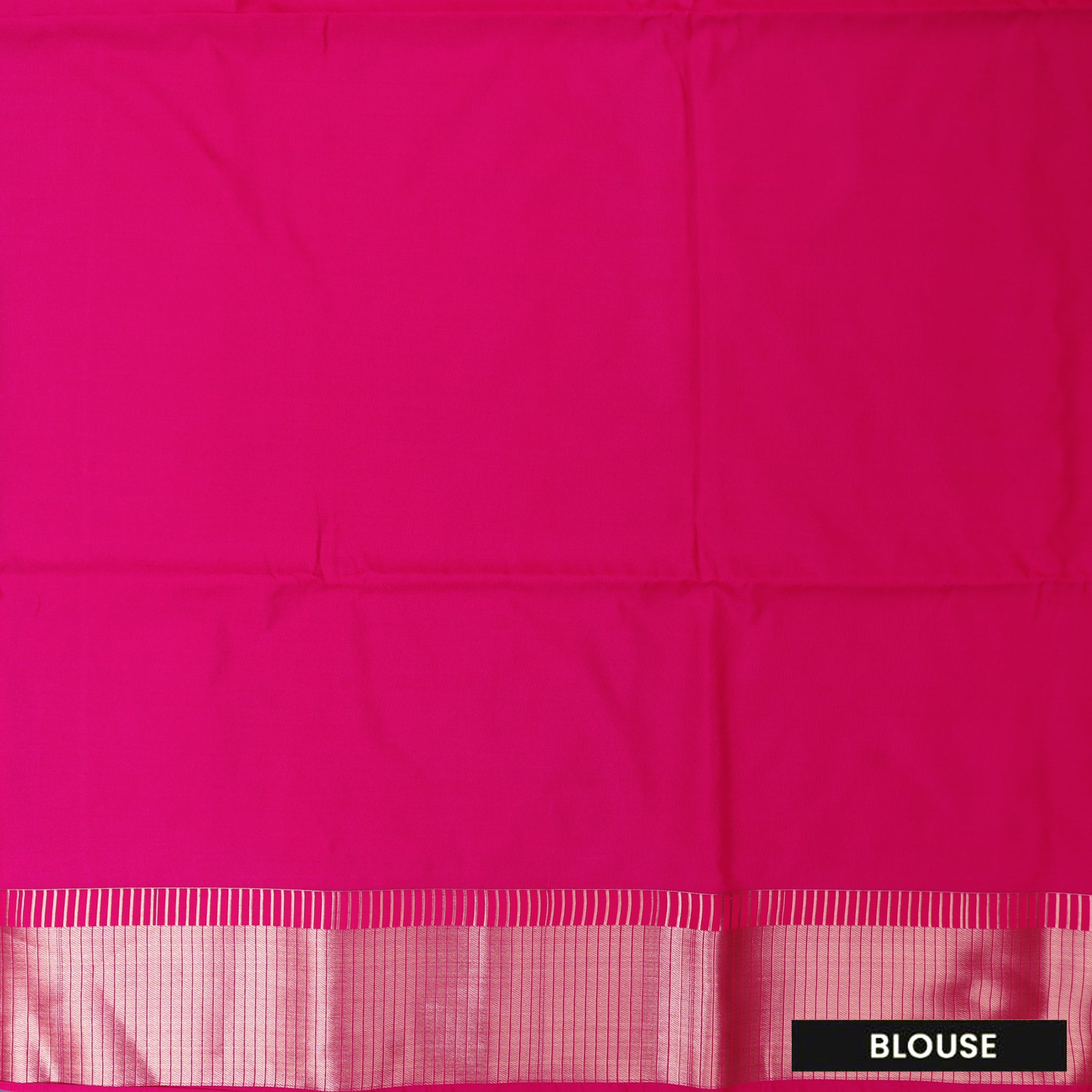 Green with Pink Soft Silk Saree