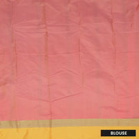 Dark Magenta With Light Orange Arani Silk Saree