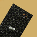 Black with  Green flower design Cotton Printed Lungi