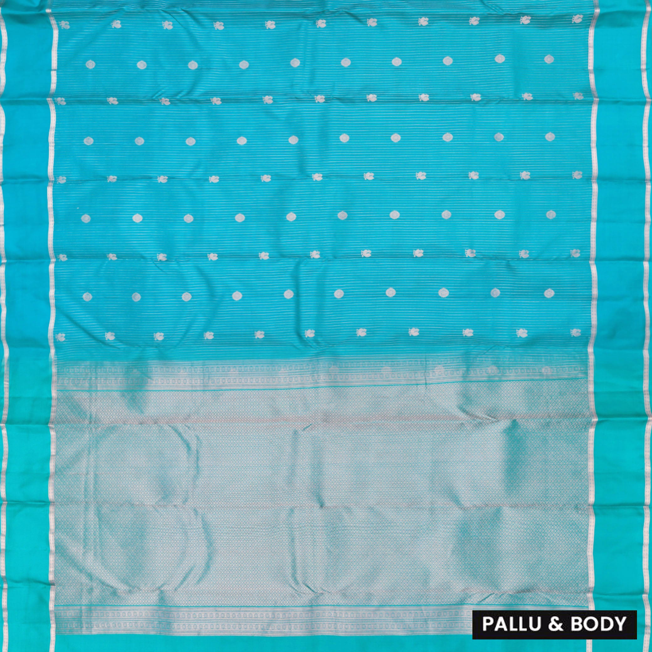 Blue Colour Gold Zari Border Yuvana Semi Soft Silk Saree