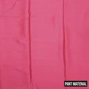 Pink with Off-white Ladies Cotton Chudithar Set Material