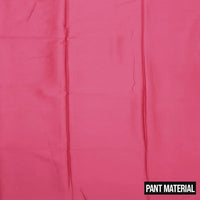 Pink with Off-white Ladies Cotton Chudithar Set Material