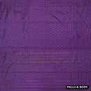 Dark Purple Arani Silk Saree