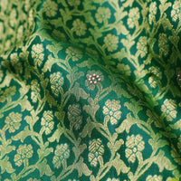 Green pure Kanchipuram silk saree