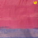 Grey With Tomato Pink Semi Silk Set Saree - Thenianantham