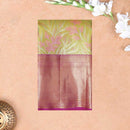 Light Green With Pink Golden Zari Border Wedding Silk Saree