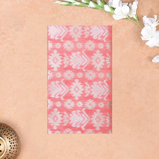Rose Pink Colour Fancy Weaving Saree