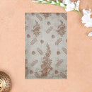 Off White with Coffee Brown  Tussar Silk Saree