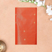 reddish-pink Tissue Silk Saree