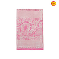 Pink with Gold Zari Traditional Soft Silk Saree - Thenianantham