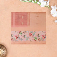 LIGHT PINKSemi Burberry Silk Saree