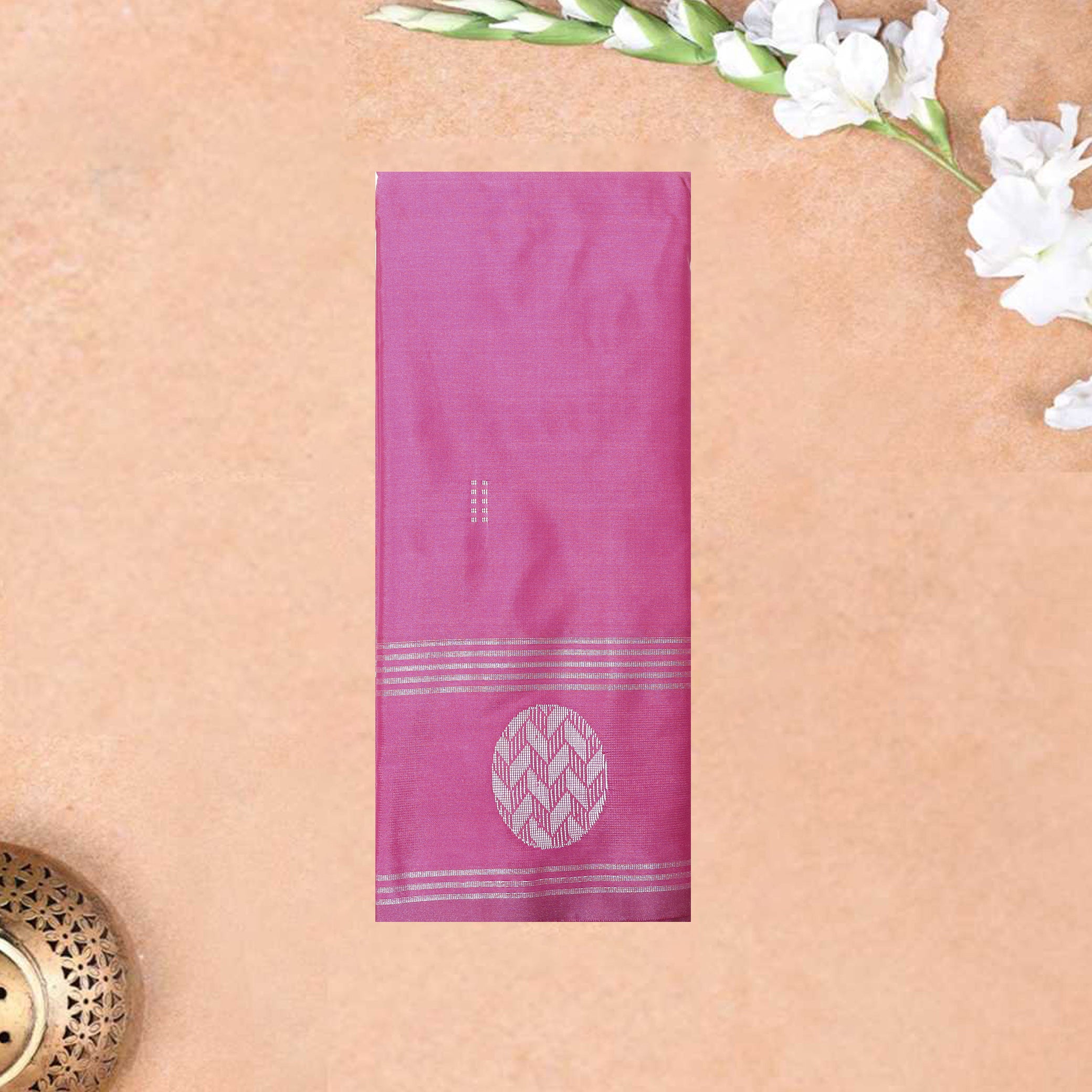 Rani Pink Colour  Arani Silk Saree