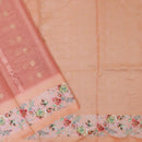 LIGHT PINKSemi Burberry Silk Saree