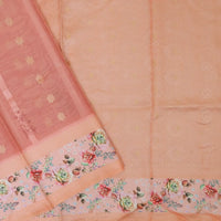 LIGHT PINKSemi Burberry Silk Saree
