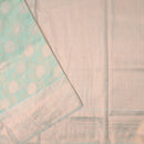 GREEN WITH PASTEL LITCHI SILK SAREES