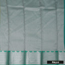 Sandal With Green Silk Cotton Saree