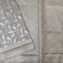 Grey Colour Fancy Weaving Saree