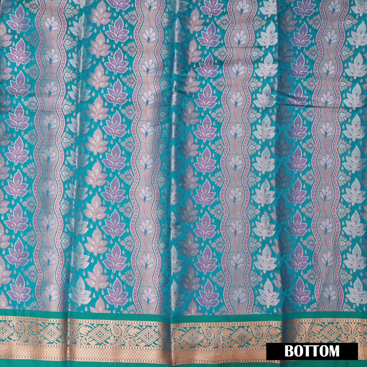 Sky Blue Color  Art Pattu Pavadai Material