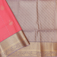 Rose Pink With Light Purple  Soft Silk Saree