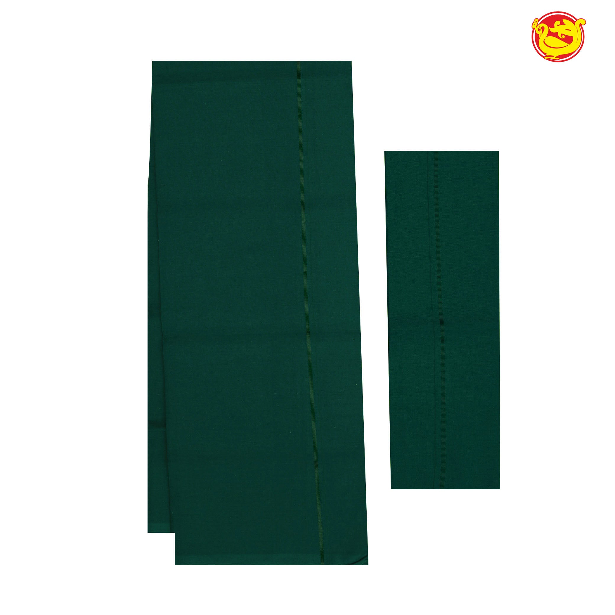 Dark green men’s dhoti