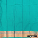 Orange with Green Art Silk Saree