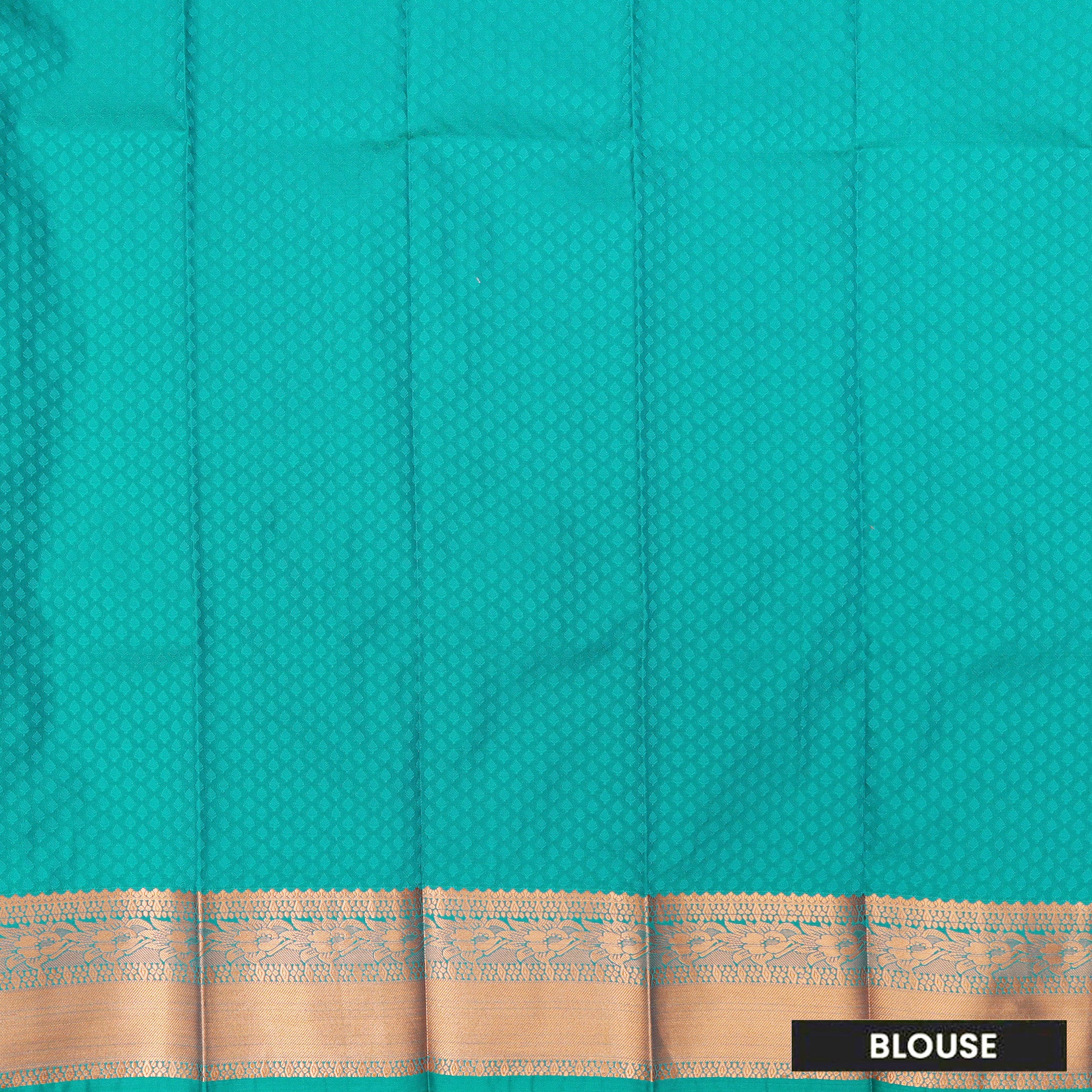 Orange with Green Art Silk Saree