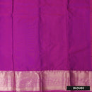 BULE with PINK pure soft silk saree