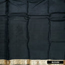Block Colour Gold Zari Border Yuvana Semi Soft Silk Saree