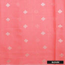 Rose Pink Colour Fancy Weaving Saree