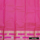 DARK GREENwith PURPLE Traditional Soft Silk Saree