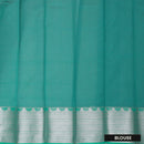 Sandal With Green Silk Cotton Saree