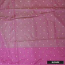 Green with Pink Soft Silk Saree