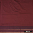 Blue With Maroon  Premium Quality Kalyani Cotton Saree