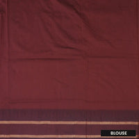 Blue With Maroon  Premium Quality Kalyani Cotton Saree